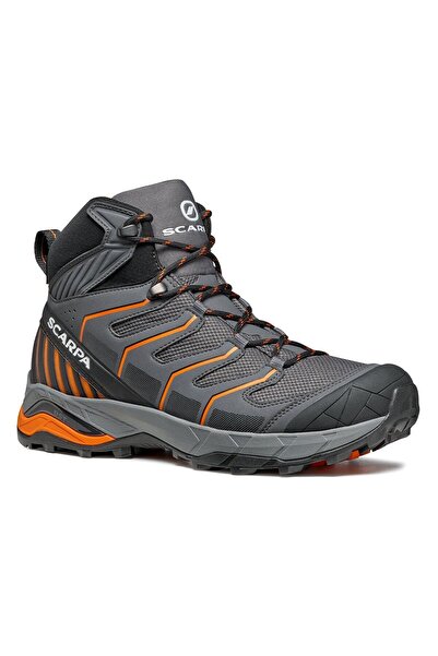 Scarpa Maverick Mid Gore-Tex Men's Outdoor Boots-Iron Gray - Orange - 46