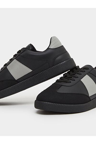 Styli Color Block Suede Lace Up Sneaker