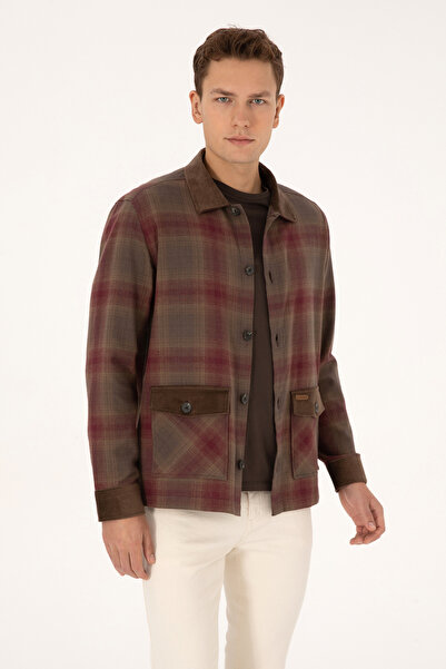 U.S. Polo Assn. Men's Burgundy Woven Coat 50308360-Vr177