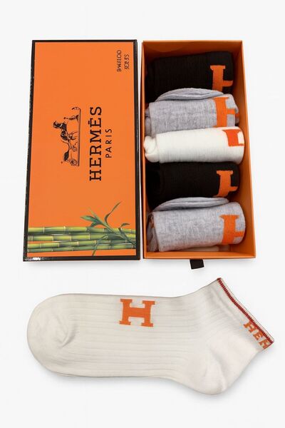 Hermesetas HERMESS ÇORAP 3 RENKLİ 6 LI