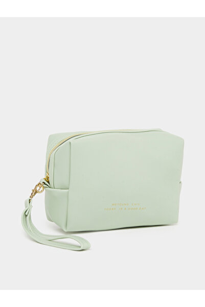 Styli حقيبة غسيل عادية بسحاب للإغلاق وحلقة للمعصم