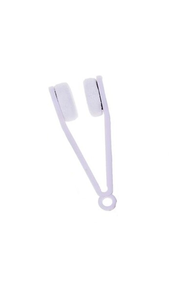 zola Eyeglass cleaning tool, with microfibre, white