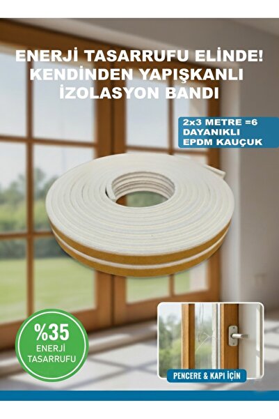 Saban Insulation Tape – Self-Adhesive Door Window 6 Meters