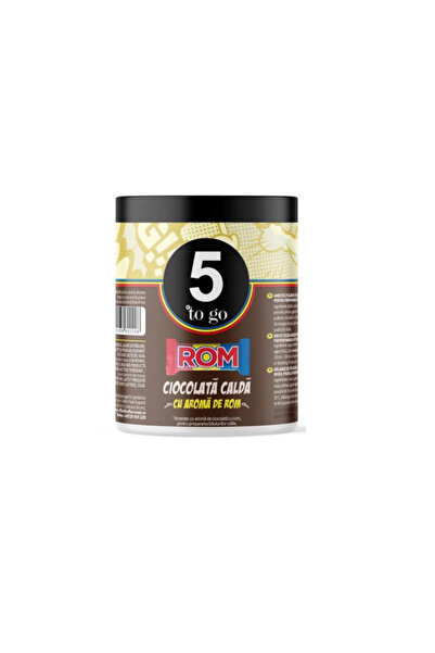 5 to go Ciocolata calda cu aroma de ROM 250g,
