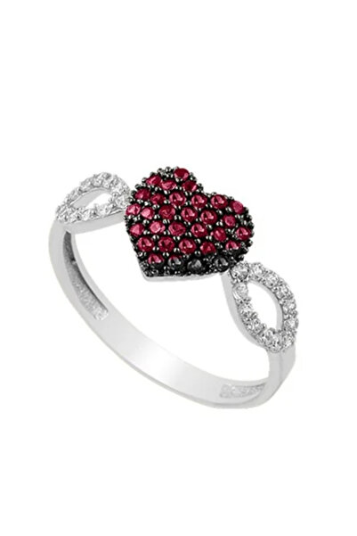 OSMANLI GÜMÜŞ Arya Yakut Taşlı Gümüş Yüzük