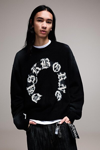 Bershka Print jumper