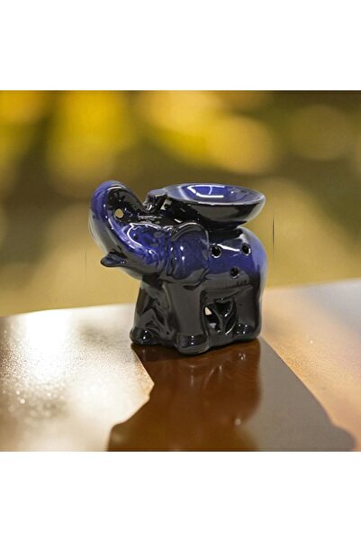 Kuzey Tacı مبخرة سيراميك على شكل فيل جالب للحظ بتصميم خاص للشخصيات المهمة