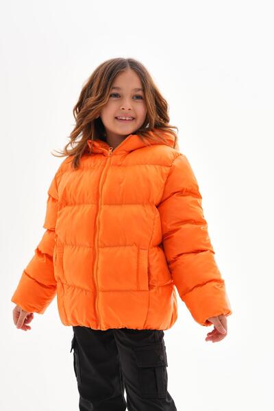 Dipmoda Copilă cu blană geacă cu puf mont DPRBC014 în interiorul copilului