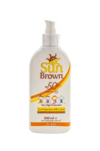Sun Brown لوشن واقي من الشمس للأطفال بعامل حماية من الشمس 50+ - 200 مل