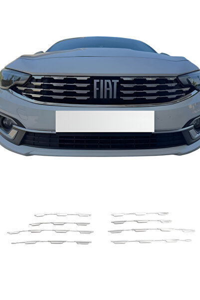 ACK Dizayn FİAT EGEA 2020+ MAKYAJLI KASA SD/HB/CROSS/STW ÖN PANJUR KROMU DİAM...