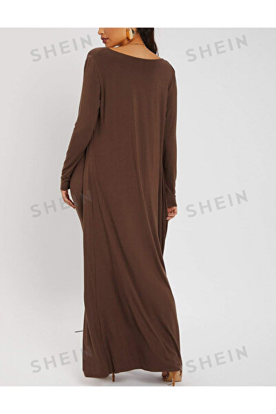 Sheya Shein long cardigan, brown