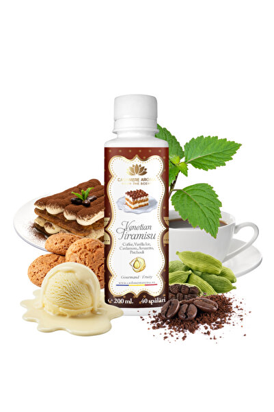 Cashmere Aroma – Venetian Tiramisu Laundry Perfume 200 ml – Coffee, Vanilla &...