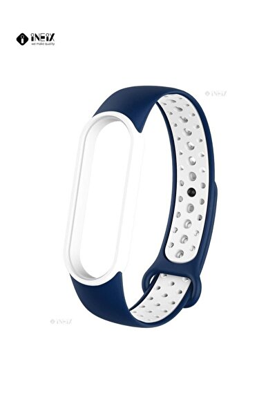 ineix حزام بديل من السيليكون الناعم من سلسلة Nike لساعة Xiaomi Mi Band 6