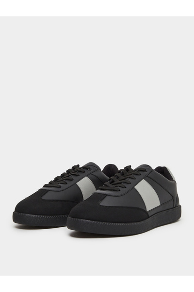 Styli Color Block Suede Lace Up Sneaker