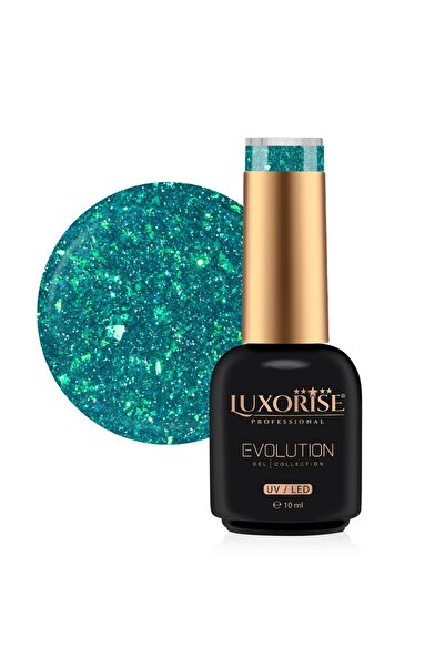 LUXORISE Oja semipermanentă Evolution, Fairy Glow - Sparkling Lagoon 10ml