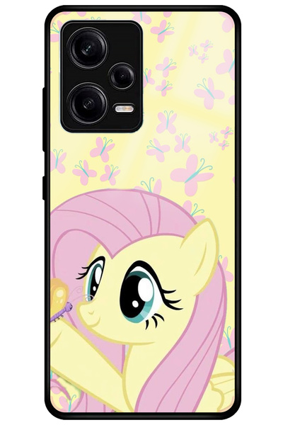 WANNA PROTECT جراب هاتف Xiaomi Redmi Note 12 Pro 5G فاخر بنمط Fluttershy 2 لا...