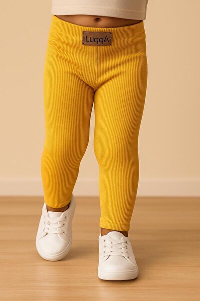 Baby&Kids Kız Çocuk Fitilli Tayt - Pamuklu - Esnek & Renk Seçenekli