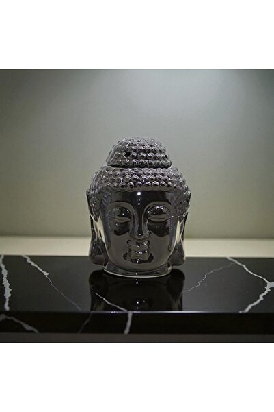 Kuzey Tacı Κεραμικό θυμιατήριο με μπούστο του Βούδα Κομψό διακοσμητικό Vip