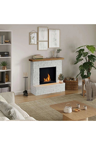tagu Șemineu cu bioetanol Rolf Brick White FreeFlame