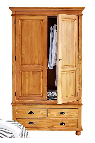 Bamena Wood Zardie Ahşap Gardırop