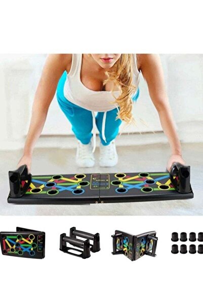 Beauenty 14-in-1 Colour Coded Foldable Push Up Board