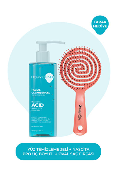 Dermoend Facial Cleansing Gel and Comb