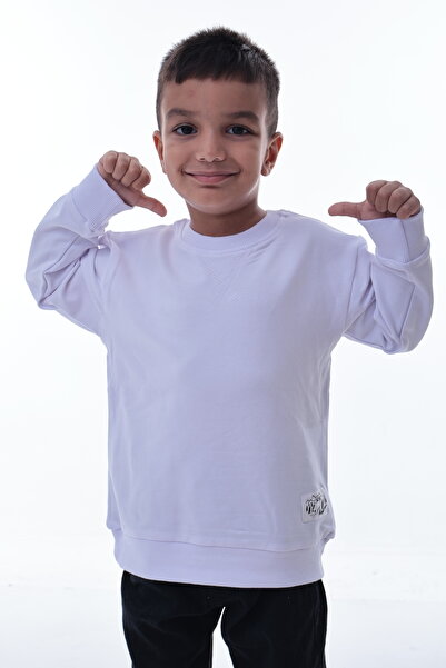 CQCQ Dečija bela majica sa dva konca – 100% pamuk % mekana tkanina, udobna, l...