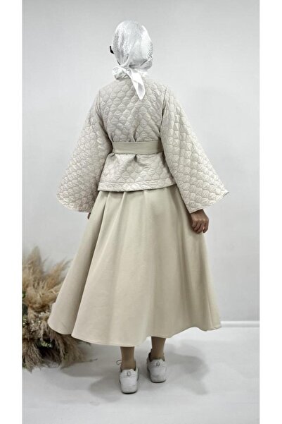 Tebrikler tekstil New Season Women's Hijab Top and Bottom Set Model G3555