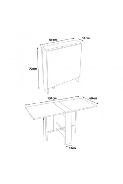 Artenova Flamingo extendable kitchen-living room table, glossy white