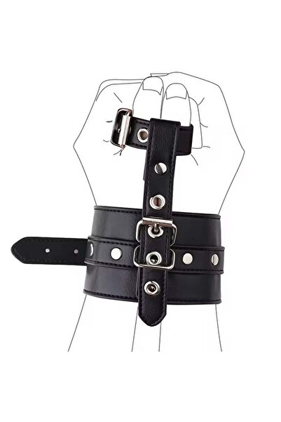 Obsessia BadGirl catuse din piele ecologica, argintiu, reglabile, prindere du...