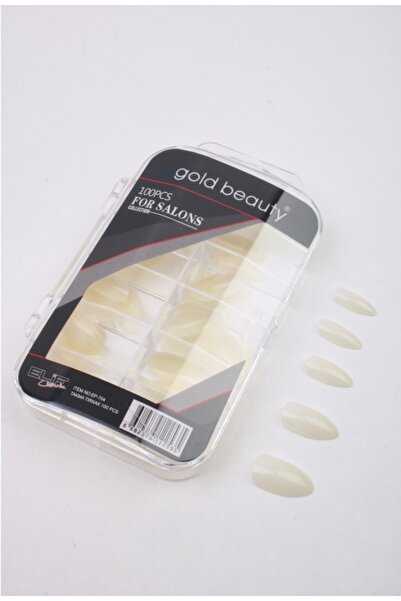 Gold Beauty 100lü takma tırnak badem