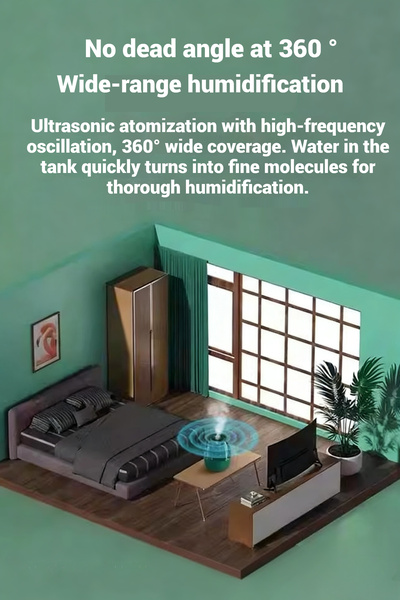 OEM Ultrasonic Air Humidifier - Large Coverage - Quiet Operation - Auto Shut-Off - for Home, Office