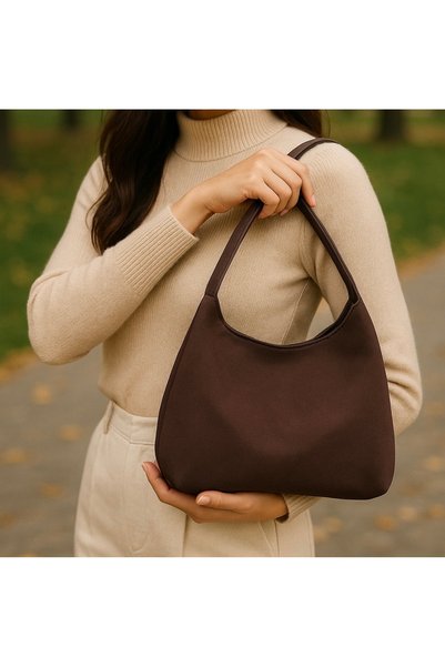 VELVET RUSH Women's Stylish Suede Bag