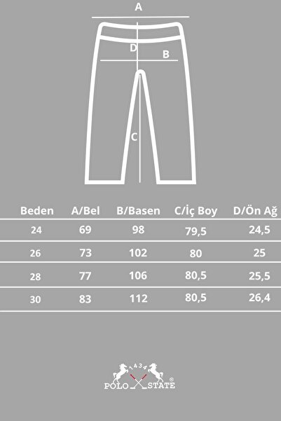 Polo State Women's Loose Fit Denim Pants Jeans Blue