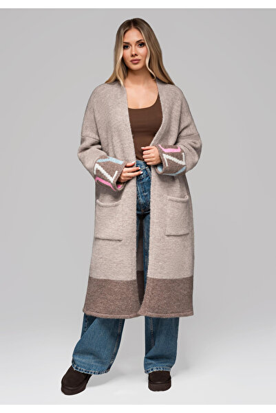 OMBRE Damenpullover LW-SWCD-0115 - Beige