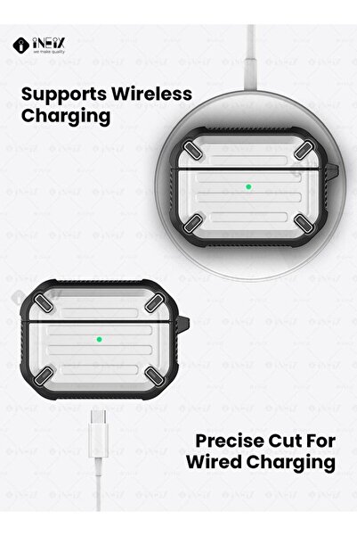 ineix Luxury Design Shockproof Case for Apple AirPod Pro 2-2022