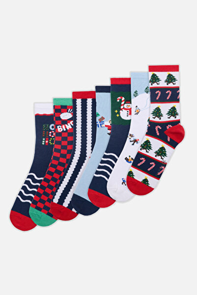 Hype of Steps Парти дърво - комплект от 7 коледни чорапи