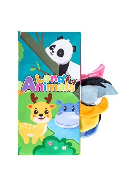 Gopo Toys Jucarie Interactiva Montessori pentru Copii - Carte Senzoriala Fosnitoare pentru Bebelusi