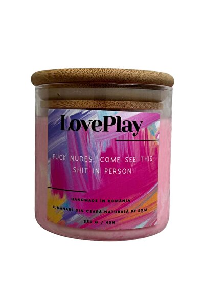 LovePlay Obsessia® lumanare parfumata, ceara naturala soia, note de vanilie, ...