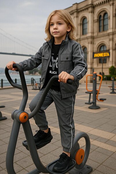 inowesta trend Boy's Premium Softshell Top Quality Parachute Fabric 3-Piece Set