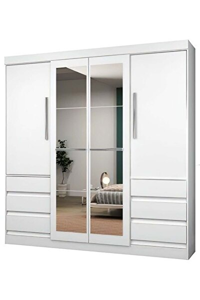 Bamena Wood Neptün Ahşap Gardrop