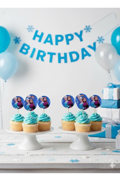 partylady مجموعة من 16 قطعة من أدوات تنظيف الأسنان بتصميم فروزن / زينة للضياف...