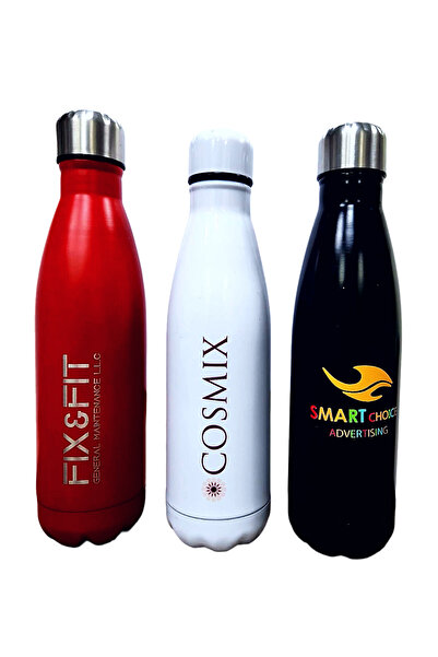 smart choice Personalized Water Bottle with Name or Logo – Reusable, Leak-Proof, Stainless Steel/Plastic