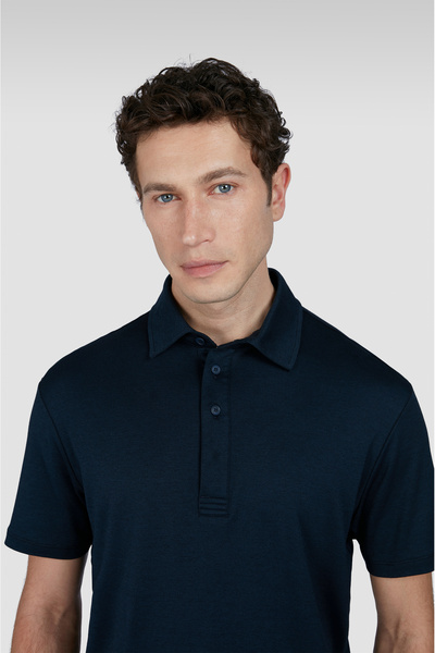 PAUL&SHARK Cotton Lyocell Polo Shirt with Buttons
