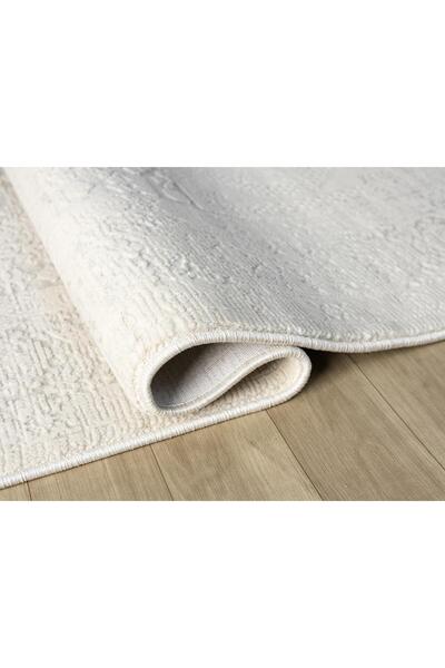 Turkrugs Smart Serisi Minimalist Krem Modern Halı - Sade ve Şık Tasarım | Türkeri Halı