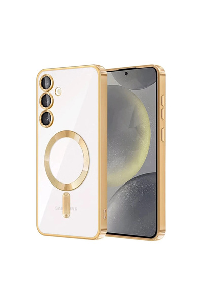 Twin Store غطاء كروس مغناطيسي لهاتف جالاكسي A35 5G - ذهبي