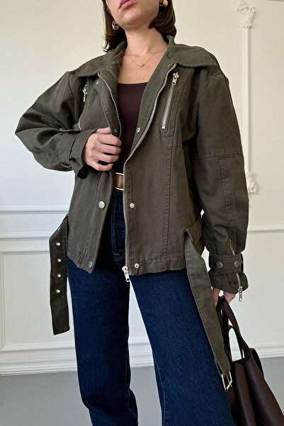 MAGARDE Premium Design Jacket with Pockets - Khaki