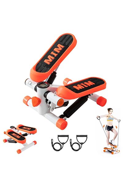 sharpdo Mini Stepper Exercise Machine with Resistance Bands and Calorie Counter