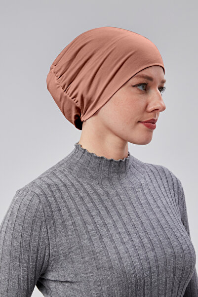 Sonbaharmoda Women's Hijab Ready-To-Wear Practical Snap-On Bonnet Elastic Non...