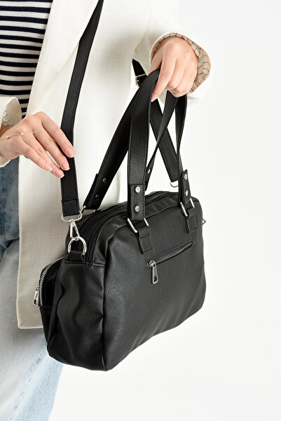 KIRASE Mega Women's Quality Crossbody Bag with Multiple Pockets Vegan Leather Handbag and Shoulder Bag 35*25 cm 545